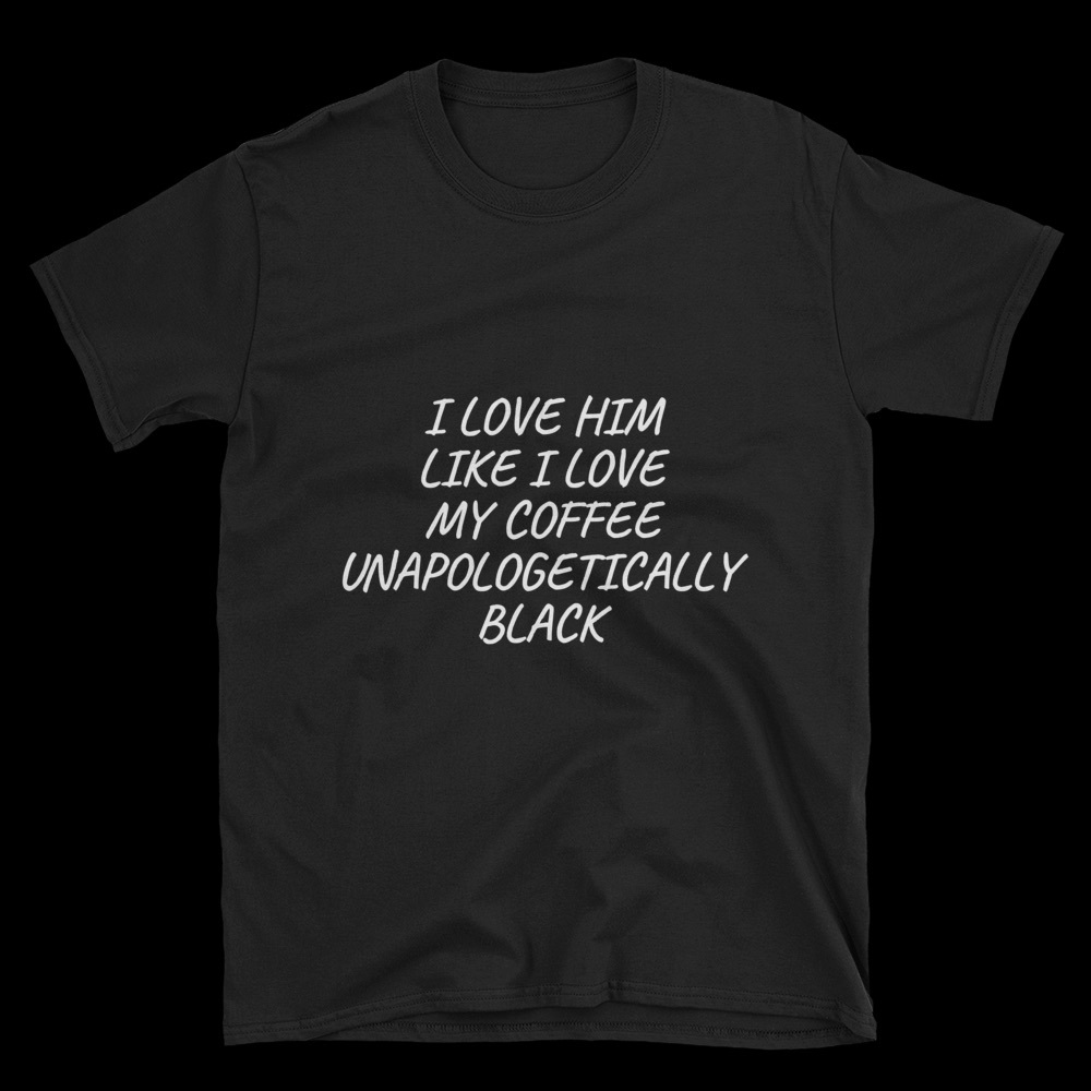 I LOVE HIM/HER LIKE I LOVE MY COFFEE  BF |GF SHIRT